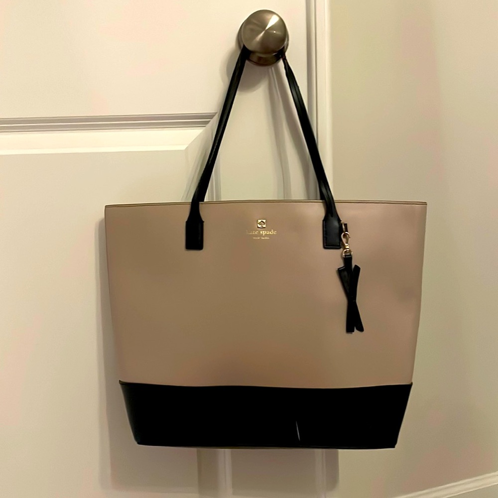 Kate Spade two tone cow leather handbag